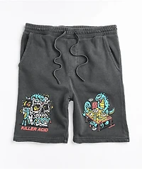 Killer Acid Lunch Time Grey Sweat Shorts