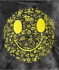 Killer Acid Miles Of Smiles Grey & Black Tie Dye Hoodie