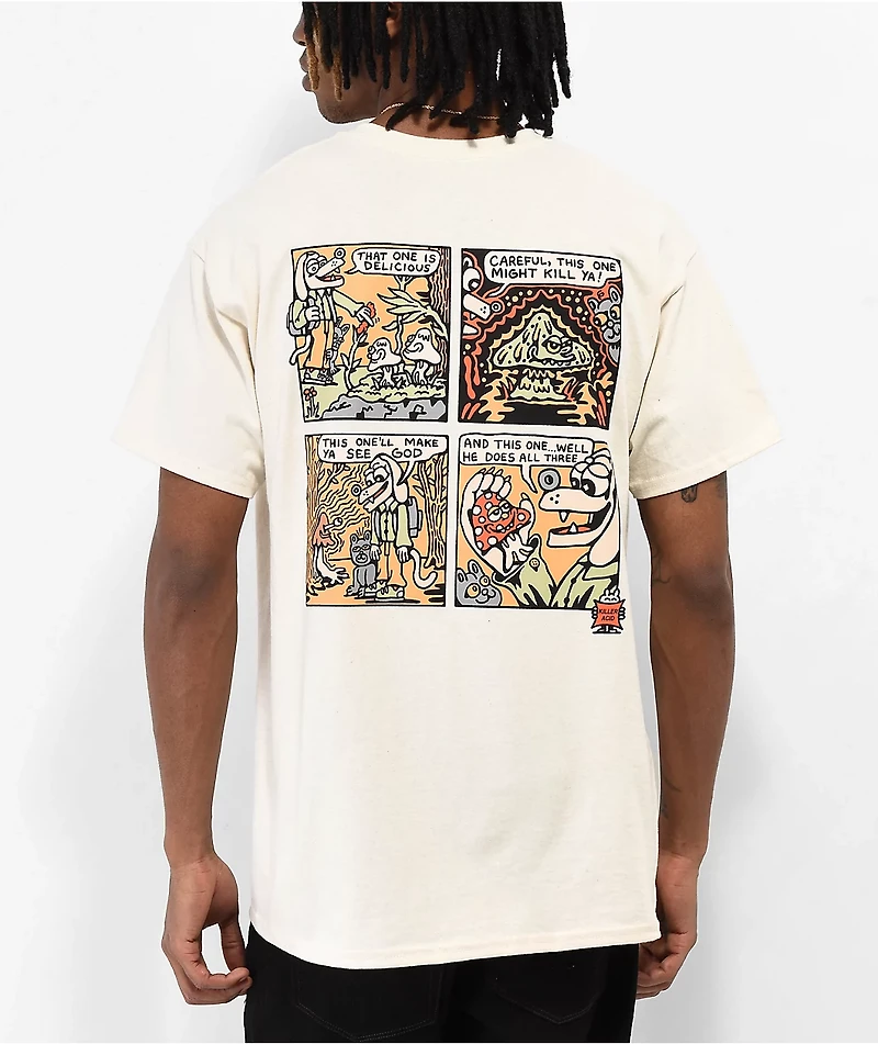 Killer Acid Mushroom Finder Sand T-Shirt