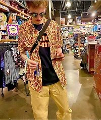 Killer Acid Mushroom Natural Button Up Shirt