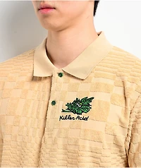 Killer Acid Nature Is Weird Beige Polo Shirt