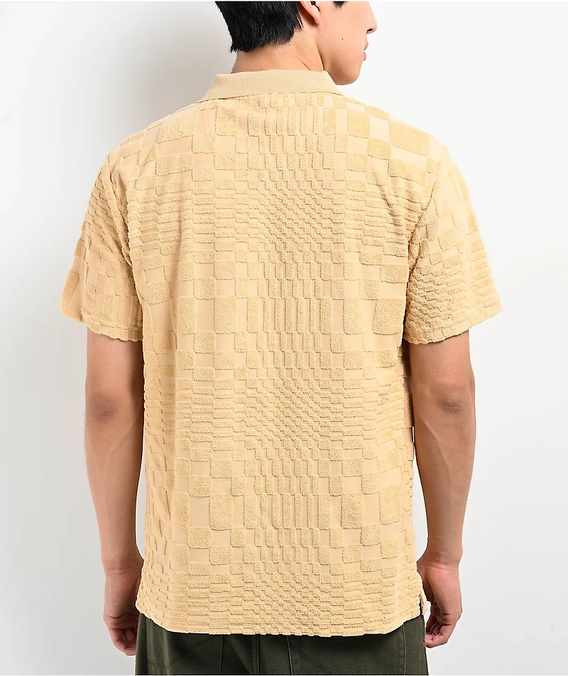 Killer Acid Nature Is Weird Beige Polo Shirt