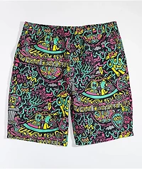 Killer Acid No Bad Trips Black Board Shorts