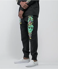 Killer Acid No Bad Trips Black Jogger Sweatpants