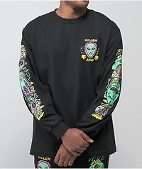 Killer Acid No Bad Trips Black Long Sleeve T-Shirt