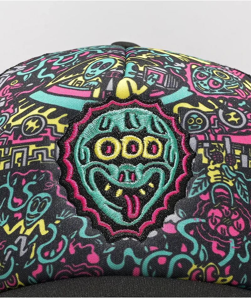 Killer Acid No Bad Trips Black Trucker Hat