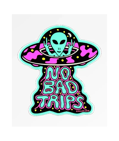 Killer Acid No Bad Trips Sticker