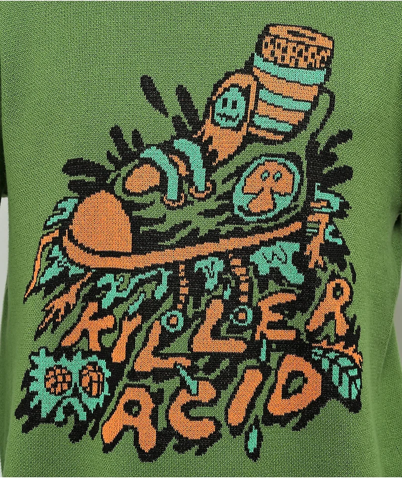Killer Acid Ooze Green Sweater