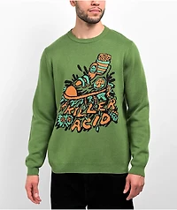 Killer Acid Ooze Green Sweater