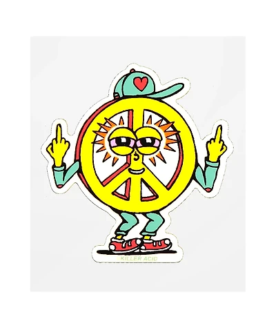 Killer Acid Peace, Love, FU Sticker