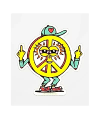 Killer Acid Peace, Love, FU Sticker