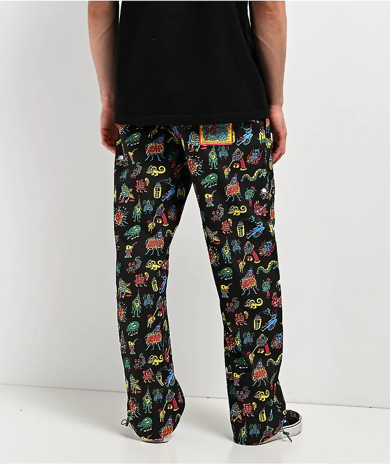 Killer Acid Pest Control Black Track Pants