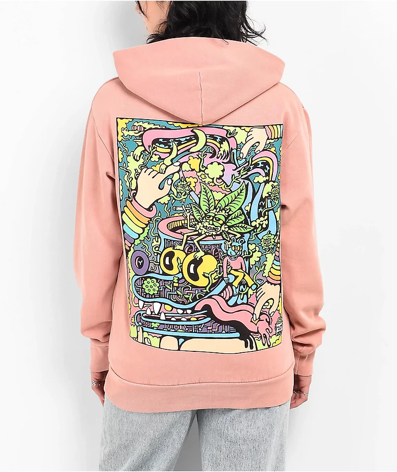Killer Acid Psychonaut Pink Hoodie