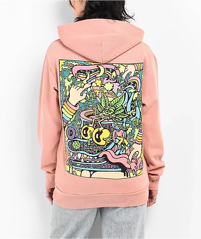 Killer Acid Psychonaut Pink Hoodie