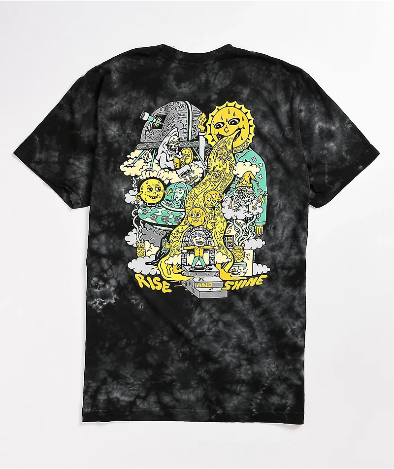 Killer Acid Rise And Shine Black Tie Dye T-Shirt