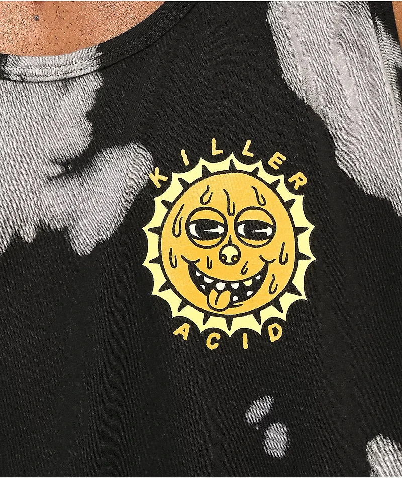 Killer Acid Rise And Shine Bleach Dye Tank Top