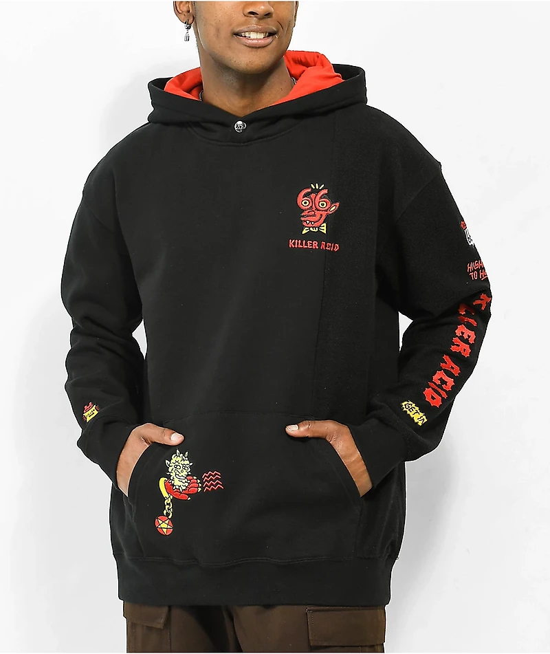 Killer Acid Route 666 Black Hoodie