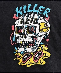 Killer Acid Smile Now Cry Later Black Wash T-Shirt