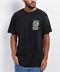 Killer Acid Smile Now Cry Later Black Wash T-Shirt