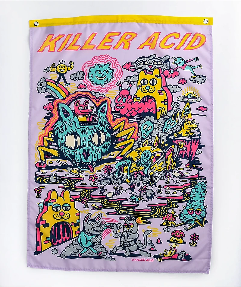 Killer Acid Spaced Invaders Banner