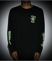 Killer Acid Spookhouse Flouro Black Long Sleeve T-Shirt