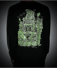Killer Acid Spookhouse Flouro Black Long Sleeve T-Shirt