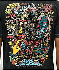 Killer Acid Steppin Out Black Wash T-Shirt