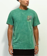 Killer Acid Stoner Graveyard Green Wash T-Shirt