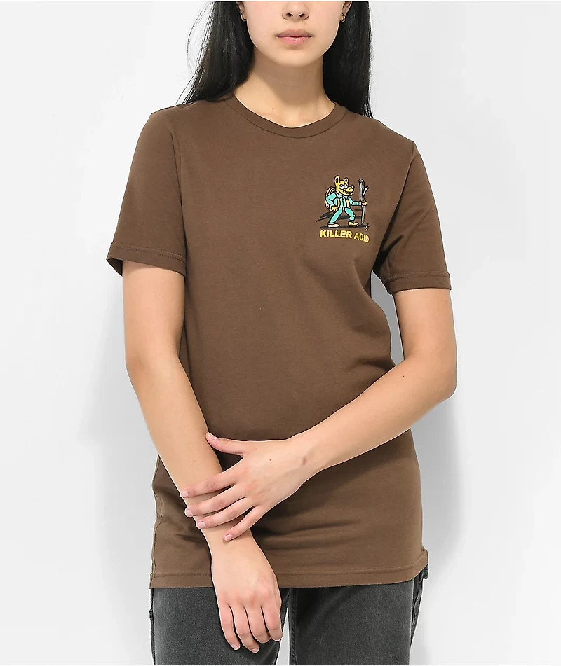 Killer Acid Take A Hike Chestnut T-Shirt