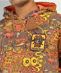 Killer Acid Way Out West Orange Hoodie