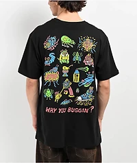 Killer Acid Why You Buggin Black T-Shirt