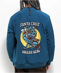 Killer Acid x Santa Cruz Navy Bomber Jacket
