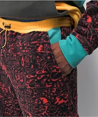Killer Acid x The Bindle Conspiracy World Wide Tech Black & Red Sweatpants