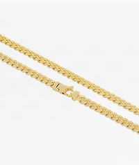 King Ice 20" Miami Cuban Gold Chain Necklace