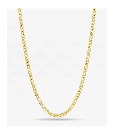 King Ice 20" Miami Cuban Gold Chain Necklace