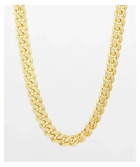 King Ice 24" Cuban 10mm Gold Chain Necklace