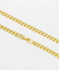 King Ice 5mm Gold Miami Cuban Chain