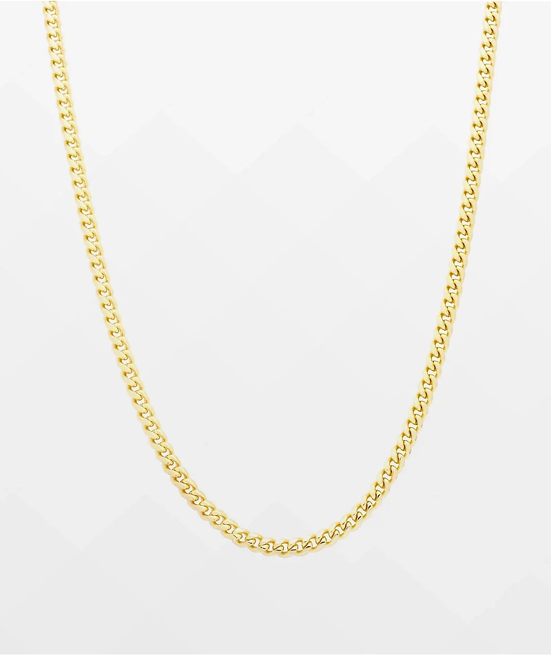 King Ice 5mm Gold Miami Cuban Chain