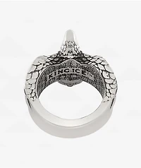 King Ice Biker Eagle Stainless Steel Ring