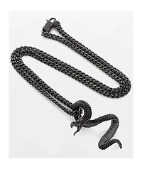 King Ice Black Viper 22" Necklace