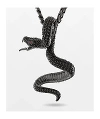 King Ice Black Viper 22" Necklace