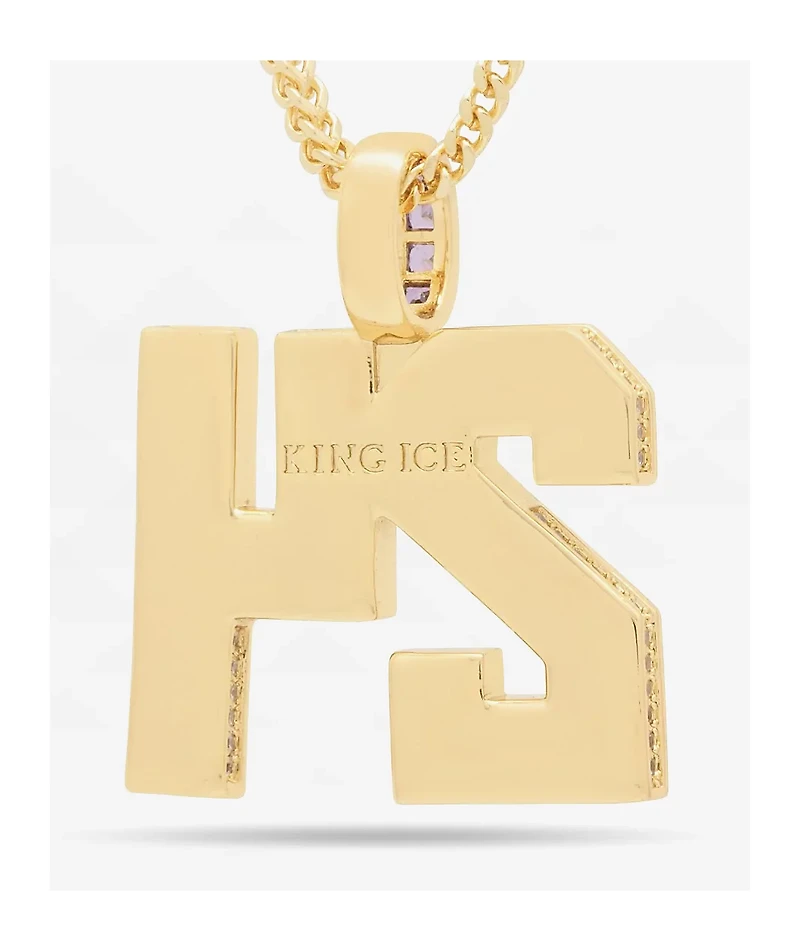 King Ice Classic Number 24 24" Gold Chain Necklace