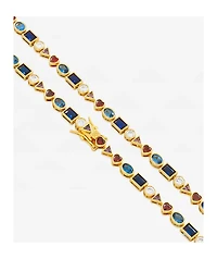 King Ice Crown Julz 20" Gold Necklace