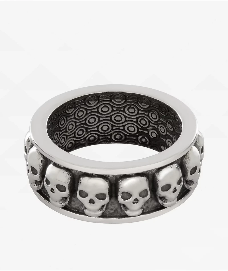 King Ice Skull Biker Stainless Steel Ring
