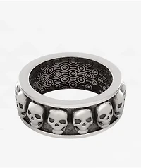 King Ice Skull Biker Stainless Steel Ring