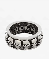 King Ice Skull Biker Stainless Steel Ring