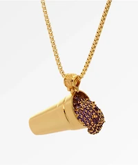 King Ice X Snoop Dogg The Purple Drank Necklace