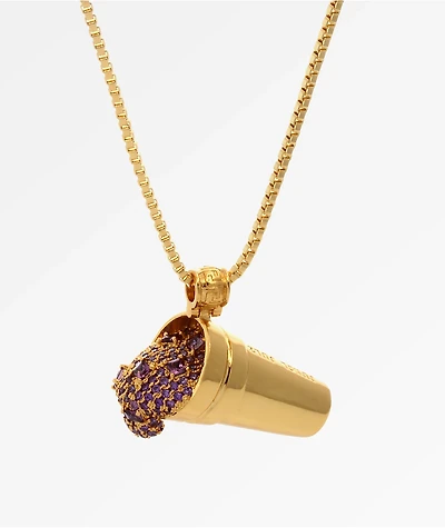 King Ice X Snoop Dogg The Purple Drank Necklace
