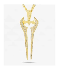 King Ice x Halo Iced Energy Sword 20" Gold Chain Necklace
