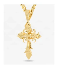 King Ice x Mike Zombie All I Cross Is Chainz 22" Gold Chain Necklace